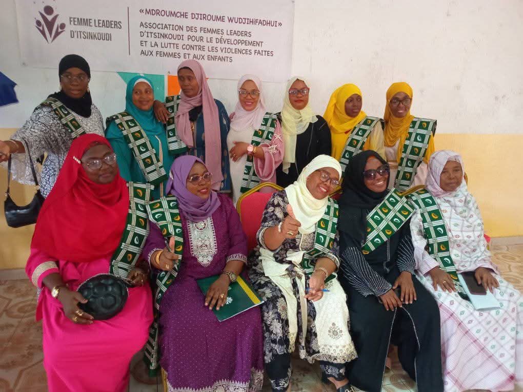 Collaboration avec l'association Mdrouche-Djiroume (Femme Leaders d'Itsinkoudi), aux Comores