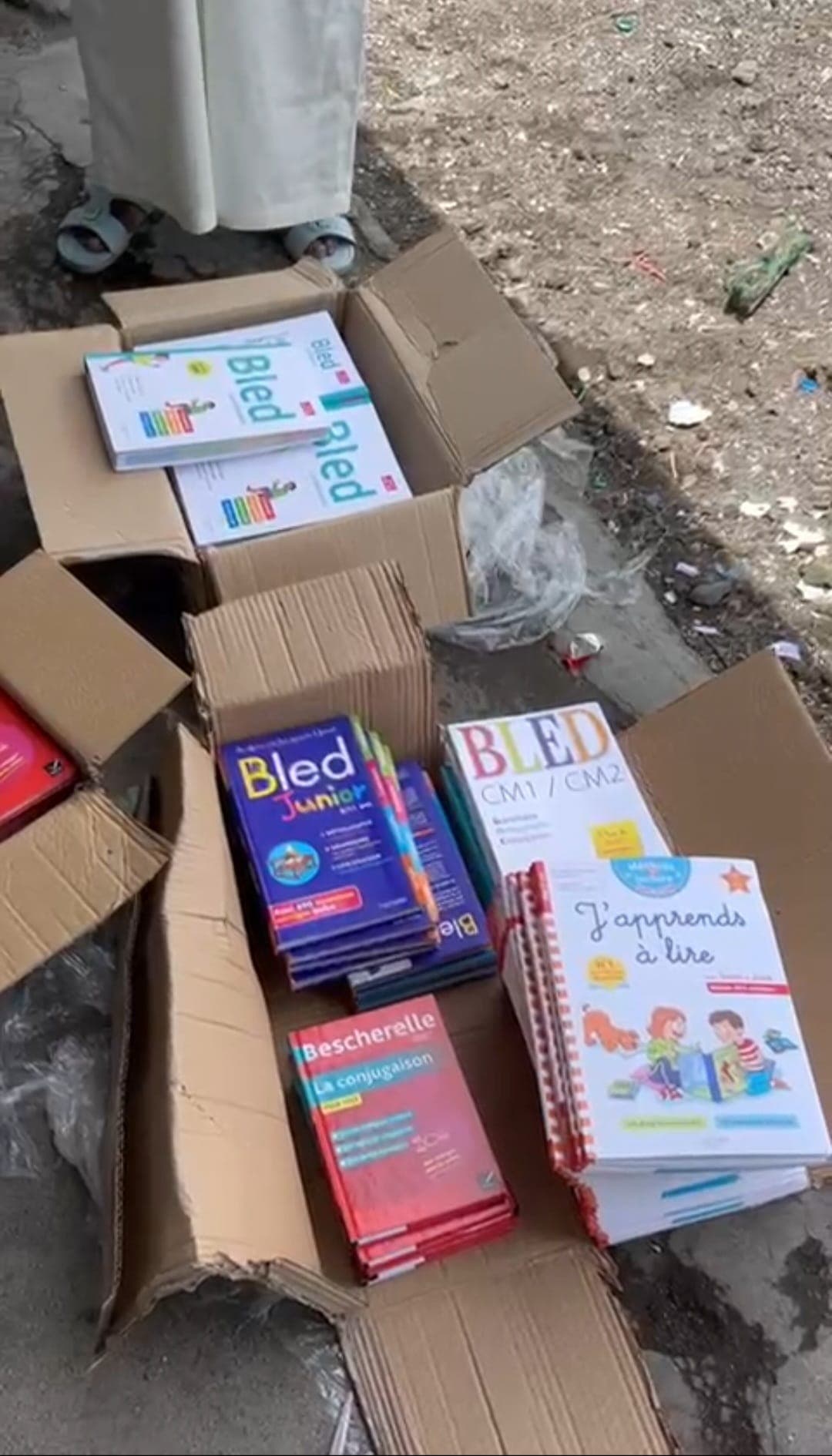 Manuels scolaires donnés (Bescherelle, Bled, J'apprends à lire)